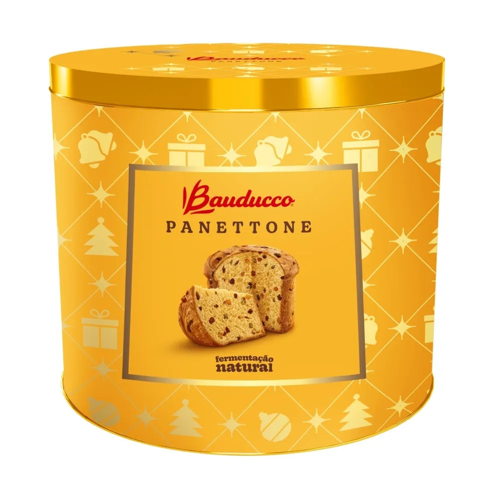 Panettone Lata Bauducco 750g | 6 unidades