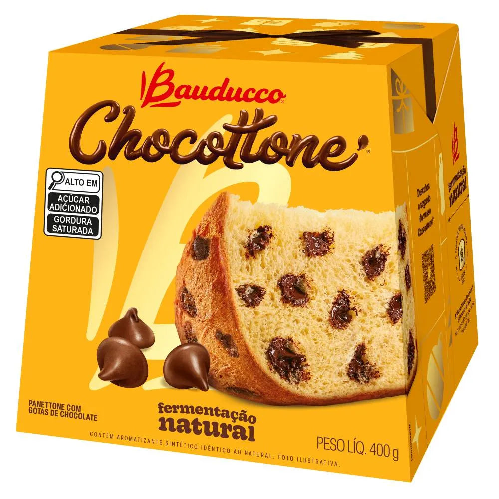 Chocottone Bauducco 400g | 18 unidades