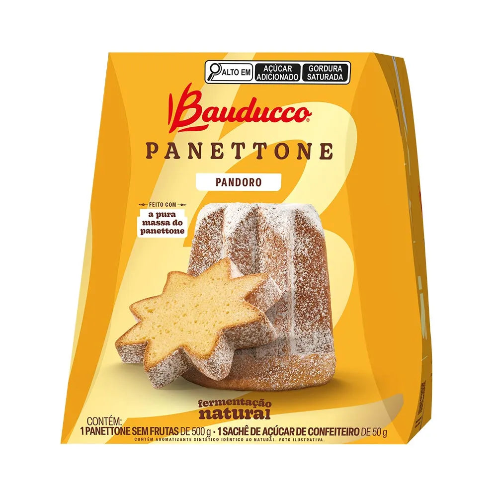 Pandoro Bauducco 500g | 12 unidades